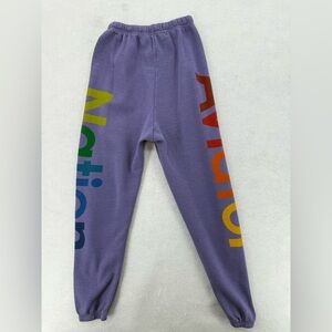 AVIATOR NATION 2 SWEATPANTS - LAVENDER‎ SMALL